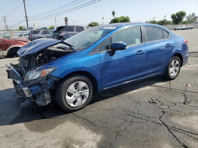 19XFB2F5XEE069179 - 2014 HONDA CIVIC LX BLUE photo 1