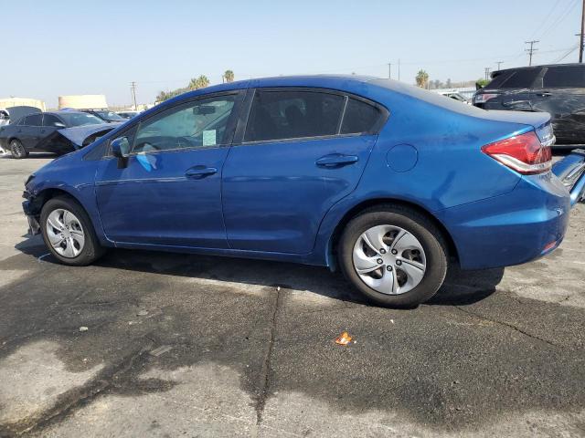 19XFB2F5XEE069179 - 2014 HONDA CIVIC LX BLUE photo 2