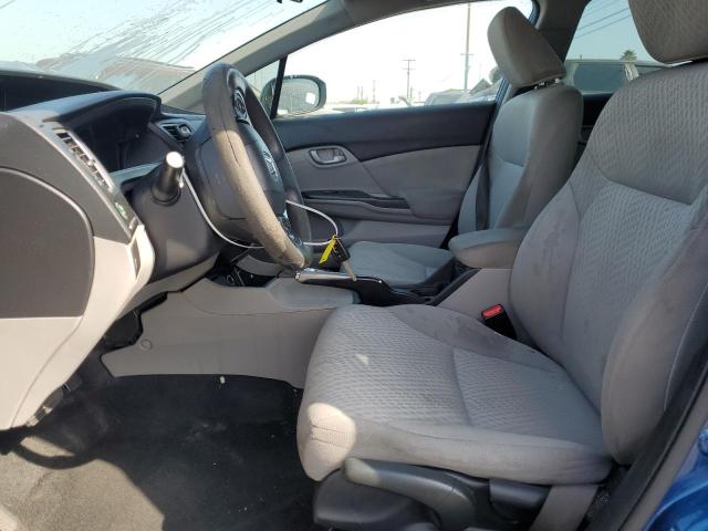 19XFB2F5XEE069179 - 2014 HONDA CIVIC LX BLUE photo 7
