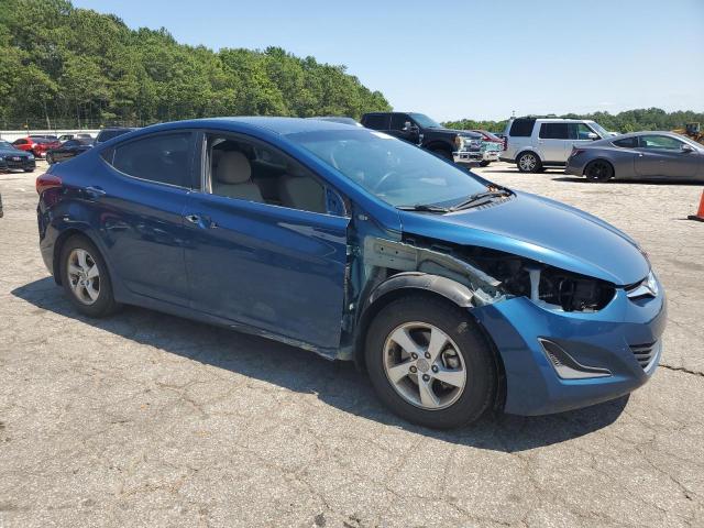 KMHDH4AE3EU080983 - 2014 HYUNDAI ELANTRA SE BLUE photo 4