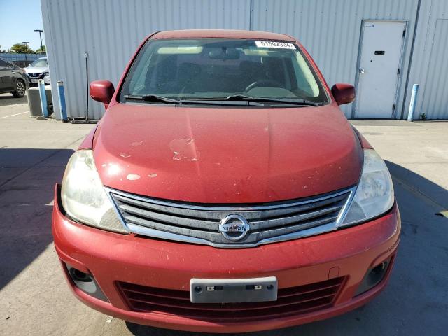 3N1BC1AP7BL369013 - 2011 NISSAN VERSA S RED photo 5