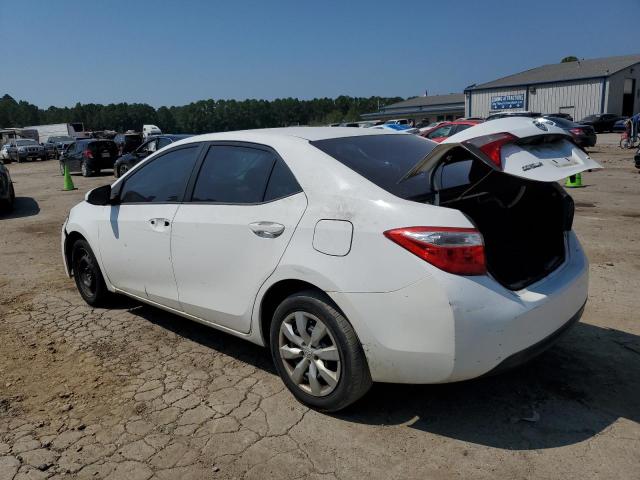 2T1BURHEXEC206036 - 2014 TOYOTA COROLLA L WHITE photo 2