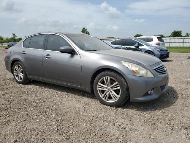 JN1CV6AP1CM622619 - 2012 INFINITI G37 BASE GRAY photo 4