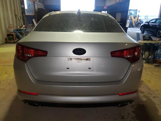 KNAGM4A74D5421294 - 2013 KIA OPTIMA LX SILVER photo 6