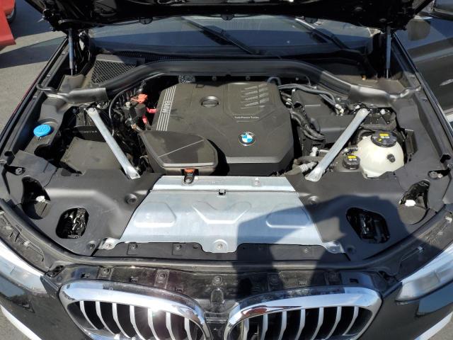 5UXTY3C09M9F37164 - 2021 BMW X3 SDRIVE30I BLACK photo 12