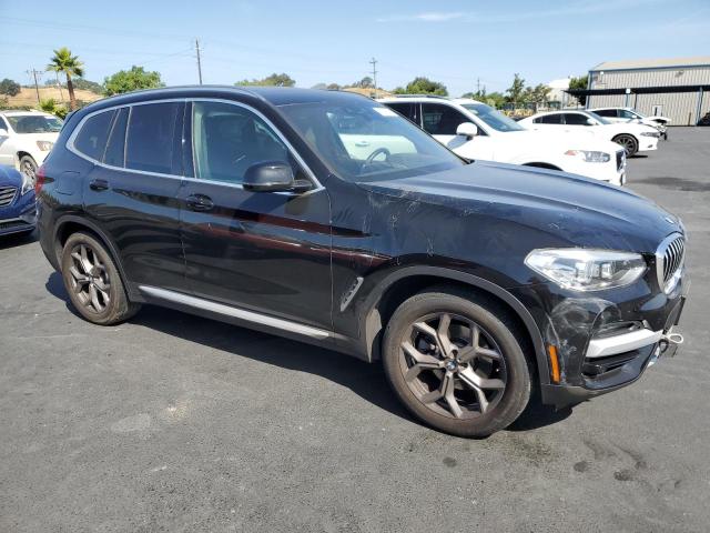 5UXTY3C09M9F37164 - 2021 BMW X3 SDRIVE30I BLACK photo 4