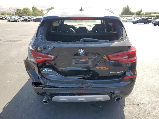 5UXTY3C09M9F37164 - 2021 BMW X3 SDRIVE30I BLACK photo 6