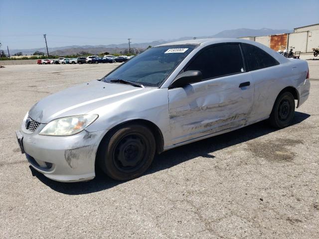 1HGEM21174L018224 - 2004 HONDA CIVIC DX VP Մոխրագույն լուսանկար 1