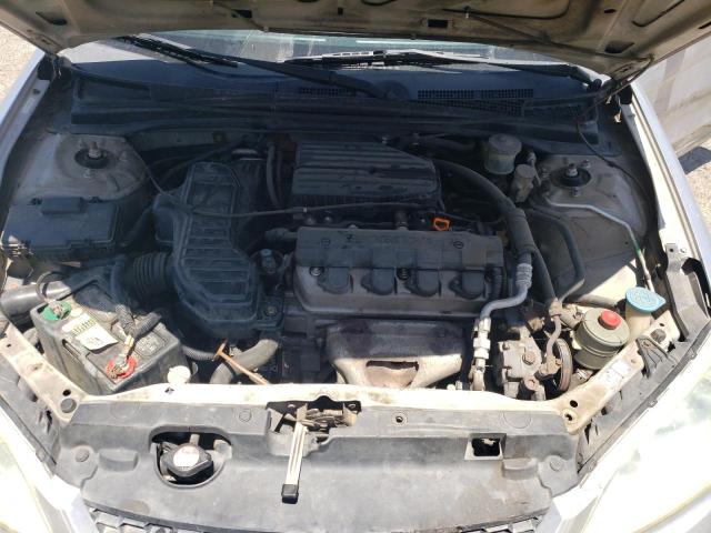 1HGEM21174L018224 - 2004 HONDA CIVIC DX VP Մոխրագույն լուսանկար 11