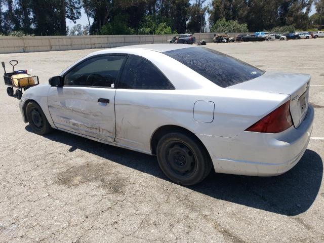 1HGEM21174L018224 - 2004 HONDA CIVIC DX VP Մոխրագույն լուսանկար 2