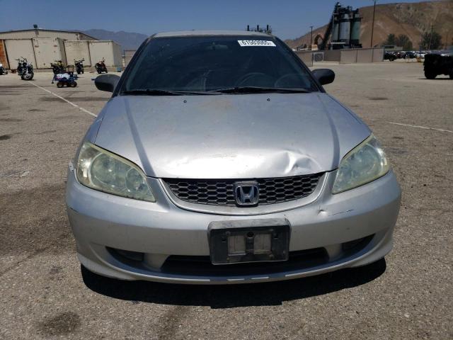 1HGEM21174L018224 - 2004 HONDA CIVIC DX VP Մոխրագույն լուսանկար 5