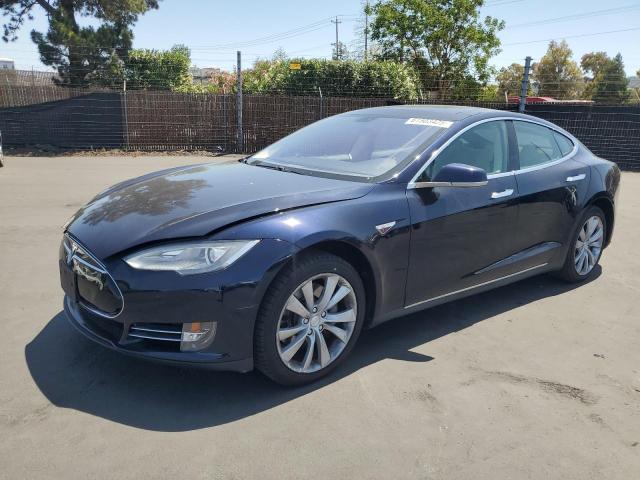 5YJSA1H14EFP44945 - 2014 TESLA MODEL S Mavi foto 1