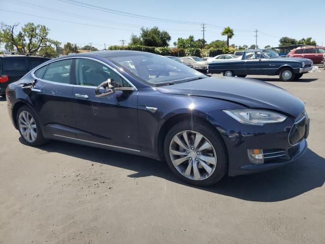 5YJSA1H14EFP44945 - 2014 TESLA MODEL S Mavi foto 4