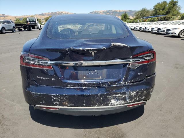 5YJSA1H14EFP44945 - 2014 TESLA MODEL S Mavi foto 6