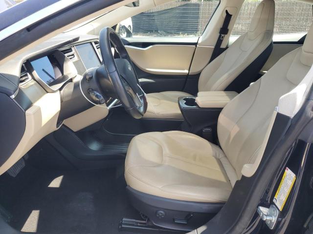 5YJSA1H14EFP44945 - 2014 TESLA MODEL S Mavi foto 7