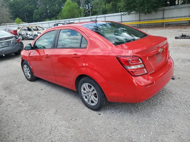 1G1JB5SH3J4123177 - 2018 CHEVROLET SONIC LS RED photo 2