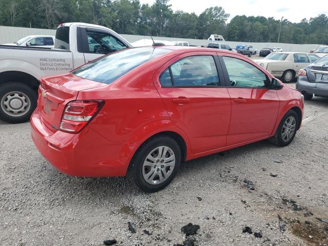 1G1JB5SH3J4123177 - 2018 CHEVROLET SONIC LS RED photo 3