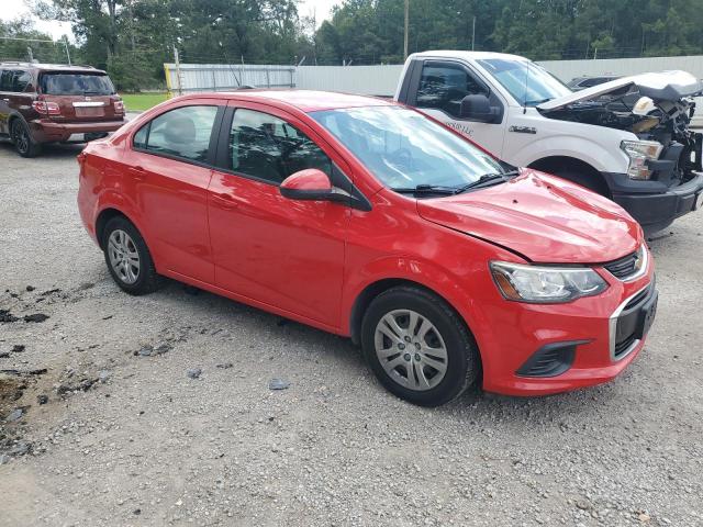 1G1JB5SH3J4123177 - 2018 CHEVROLET SONIC LS RED photo 4