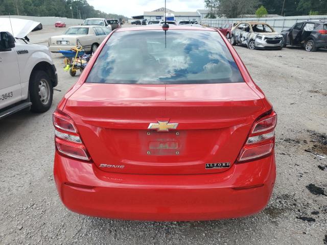 1G1JB5SH3J4123177 - 2018 CHEVROLET SONIC LS RED photo 6