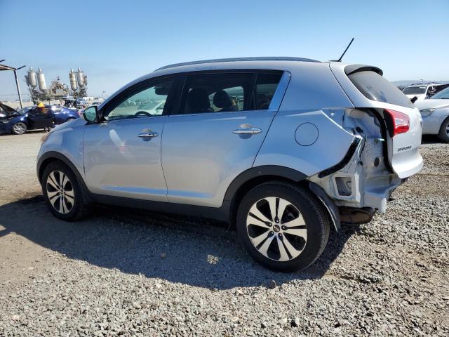 KNDPC3A28B7130125 - 2011 KIA SPORTAGE EX SILVER photo 2