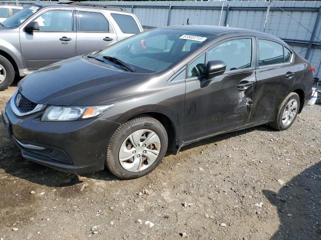 2HGFB2F57EH547970 - 2014 HONDA CIVIC LX BLACK photo 1