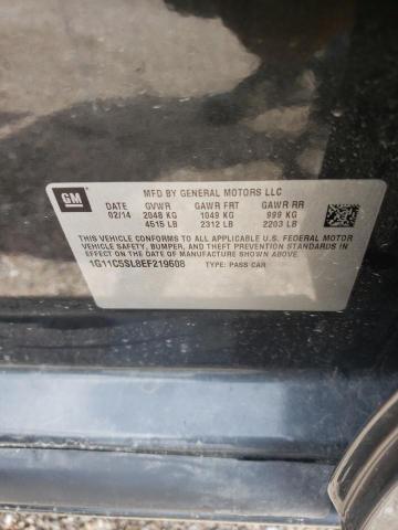 1G11C5SL8EF219608 - 2014 CHEVROLET MALIBU 1LT CHARCOAL photo 12