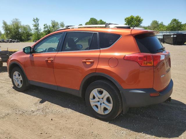 2T3ZFREV2FW196963 - 2015 TOYOTA RAV4 LE ORANGE photo 2