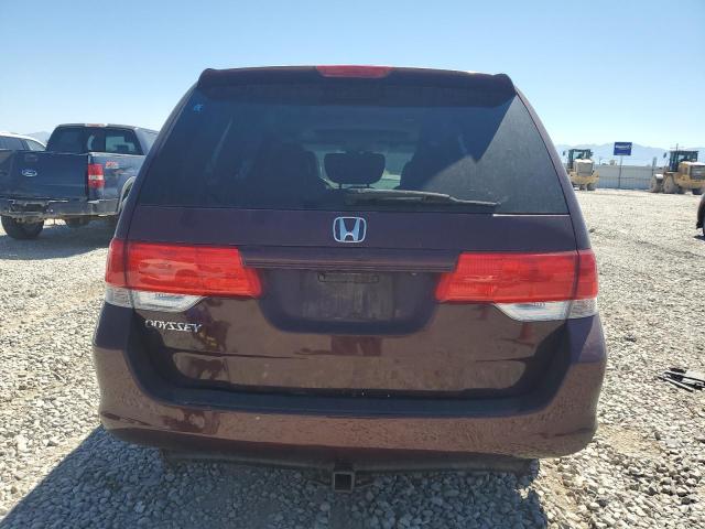 5FNRL38688B089080 - 2008 HONDA ODYSSEY EXL MAROON photo 6