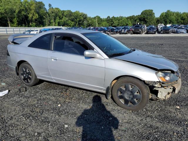 1HGEM219X2L043606 - 2002 HONDA CIVIC EX SILVER photo 4