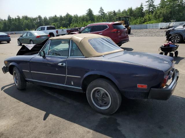 124CS20147139 - 1979 FIAT SPYDER BLUE photo 2