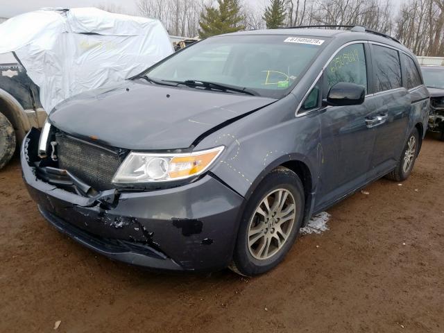 5FNRL5H4XCB130442 - 2012 HONDA ODYSSEY EX  photo 2