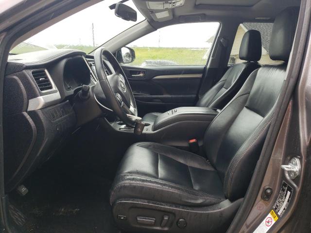 5TDJKRFH4GS236741 - 2016 TOYOTA HIGHLANDER XLE GRAY photo 7