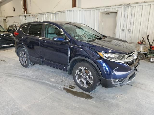 7FARW2H52KE001466 - 2019 HONDA CR-V EX BLUE photo 4