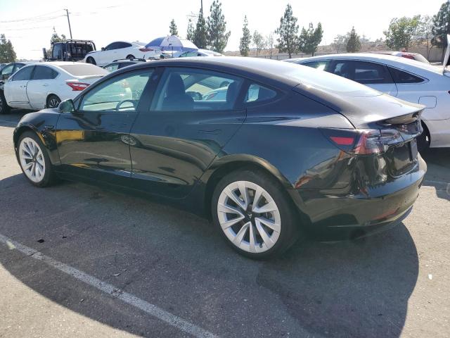 5YJ3E1EA7MF001448 - 2021 TESLA MODEL 3 BLACK photo 2