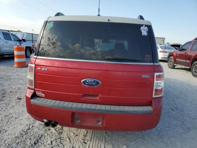 2FMGK5CC3BBD34936 - 2011 FORD FLEX SEL RED photo 6