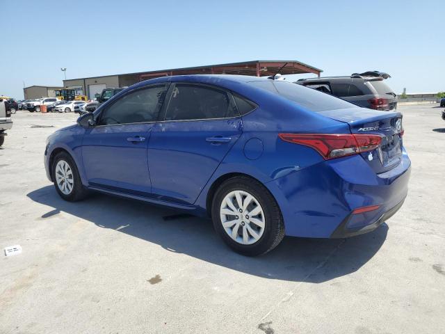 3KPC24A6XLE112365 - 2020 HYUNDAI ACCENT SE BLUE photo 2