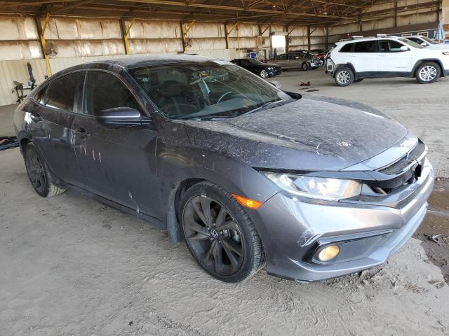 2HGFC2F82LH588673 - 2020 HONDA CIVIC SPORT GRAY photo 4