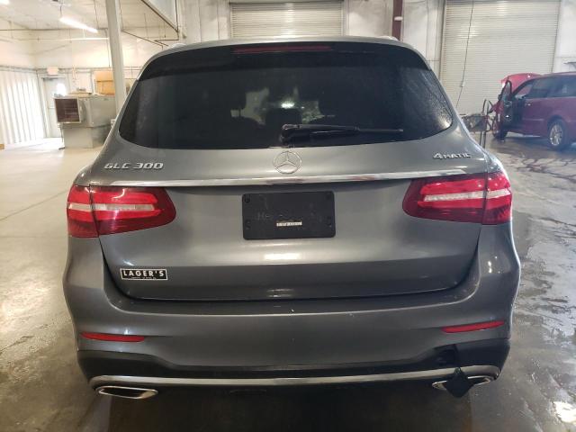 WDC0G4KB6JV065516 - 2018 MERCEDES-BENZ GLC 300 4MATIC GRAY photo 6