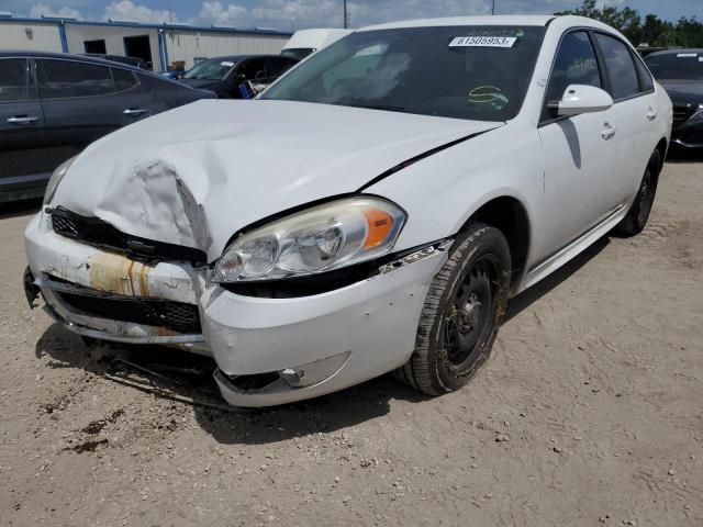 2G1WD5E32E1158052 - 2014 CHEVROLET IMPALA LIM POLICE WHITE photo 1