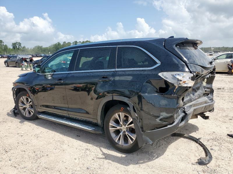 5TDJKRFH9ES023930 - 2014 TOYOTA HIGHLANDER XLE BLACK photo 2