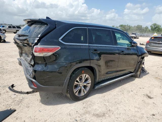 5TDJKRFH9ES023930 - 2014 TOYOTA HIGHLANDER XLE BLACK photo 3