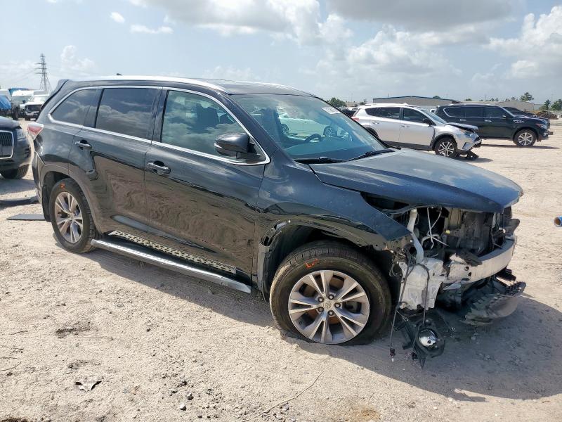 5TDJKRFH9ES023930 - 2014 TOYOTA HIGHLANDER XLE BLACK photo 4