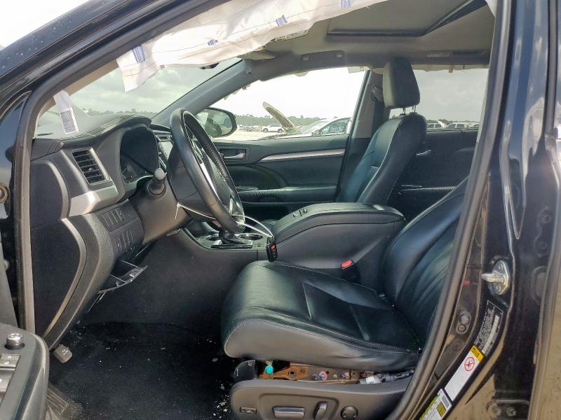 5TDJKRFH9ES023930 - 2014 TOYOTA HIGHLANDER XLE BLACK photo 7