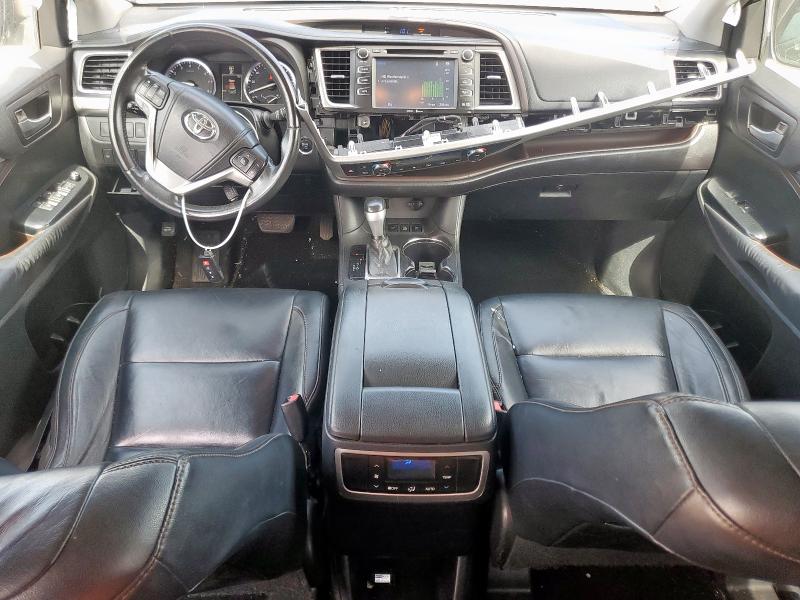 5TDJKRFH9ES023930 - 2014 TOYOTA HIGHLANDER XLE BLACK photo 8