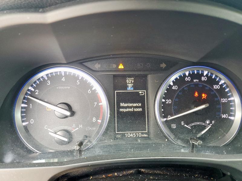 5TDJKRFH9ES023930 - 2014 TOYOTA HIGHLANDER XLE BLACK photo 9