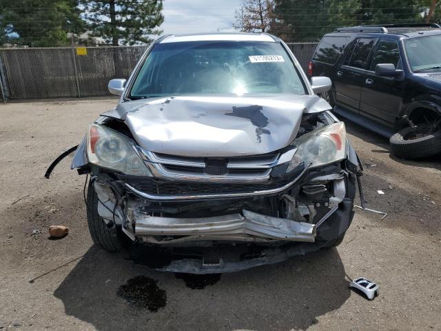 5J6RE4H7XAL054403 - 2010 HONDA CR-V EXL SILVER photo 12