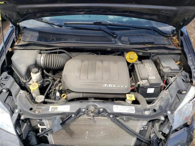 2C4RDGCG7GR401252 - 2016 DODGE GRAND CARA SXT GRAY photo 11