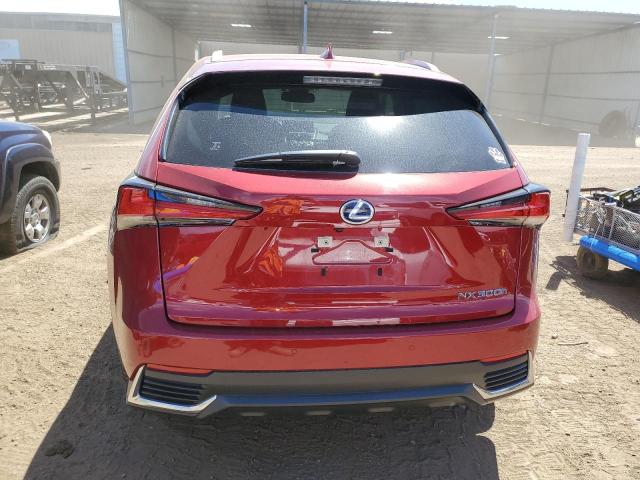 JTJGJRDZ4L5007630 - 2020 LEXUS NX 300H RED photo 6