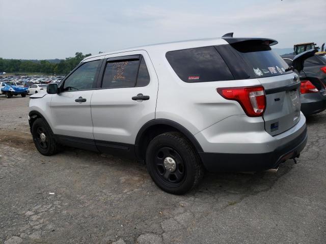 1FM5K8AR0HGE01641 - 2017 FORD EXPLORER POLICE INTERCEPTOR SILVER photo 2