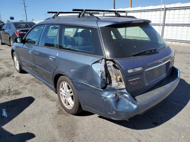 4S3BP616456390129 - 2005 SUBARU LEGACY 2.5I BLUE photo 3